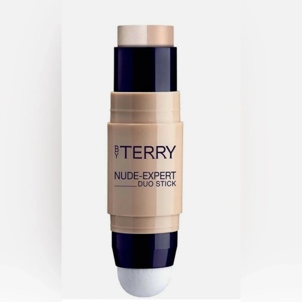 BY TERRY Nude-Expert Duo Foundation/Highlighter Stick NIB 4 Rosy Beige Shade
